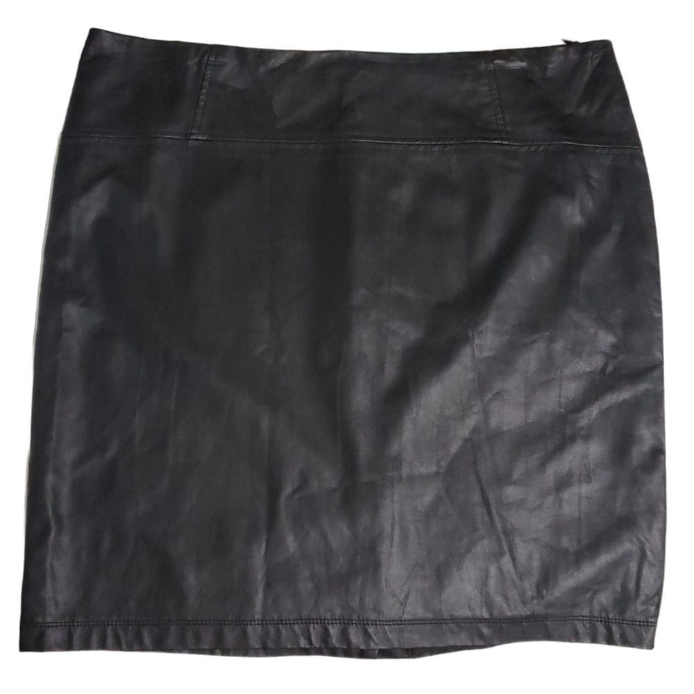 New York & Company Vegan Leather Skirt - Size 18